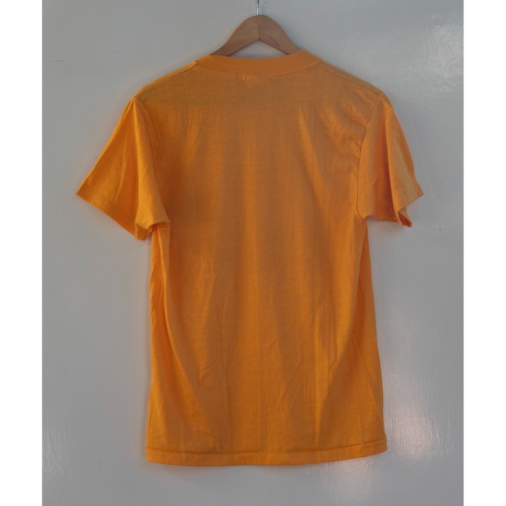 Vintage 70s / 80s Hanes Single Stitch Presto Chango T-Shirt Yellow Men's Size M - Picture 9 of 11